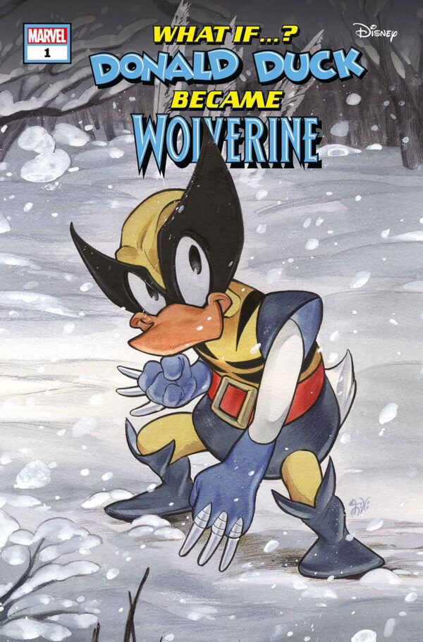 MARVEL & DISNEY WHAT IF DONALD DUCK BECAME WOLVERINE VARIANT #1 COVER C PEACH MOMOKO - UNICO_thumbnail