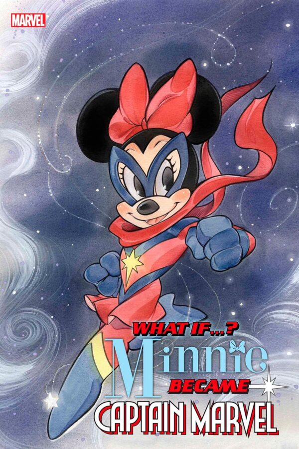 MARVEL & DISNEY WHAT IF MINNIE BECAME CAPTAIN MARVEL VARIANT #1 COVER B PEACH MOMOKO - UNICO_thumbnail