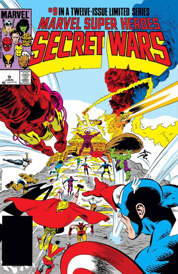 MARVEL SUPER HEROES SECRET WARS #9 FACSIMILE EDITION COVER E BOB LAYTON FOIL - 9_thumbnail